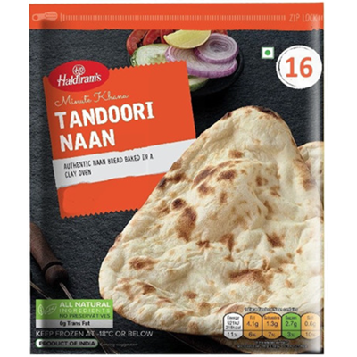 Haldiram Tandoori Naan Value Pack 1.28kg 16 Pieces Offers